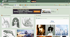Desktop Screenshot of lokilanie.deviantart.com