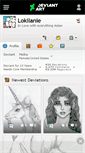 Mobile Screenshot of lokilanie.deviantart.com