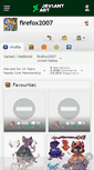 Mobile Screenshot of firefox2007.deviantart.com