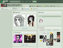 Tablet Screenshot of blackveilbridearmy.deviantart.com