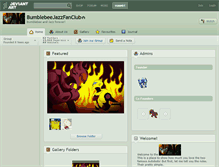 Tablet Screenshot of bumblebeejazzfanclub.deviantart.com