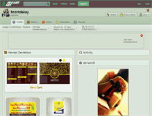 Tablet Screenshot of brentdakay.deviantart.com