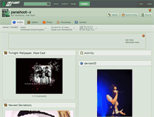 Tablet Screenshot of parashoot--x.deviantart.com