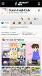 Mobile Screenshot of ouran-host-club.deviantart.com