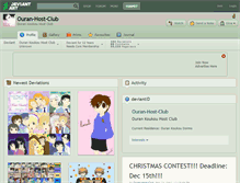 Tablet Screenshot of ouran-host-club.deviantart.com