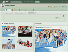 Tablet Screenshot of likearunaways.deviantart.com