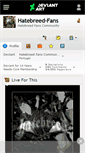 Mobile Screenshot of hatebreed-fans.deviantart.com