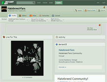 Tablet Screenshot of hatebreed-fans.deviantart.com