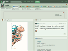 Tablet Screenshot of ninjai.deviantart.com