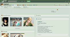 Desktop Screenshot of cosplayer.deviantart.com