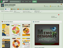 Tablet Screenshot of memo-designer.deviantart.com