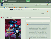 Tablet Screenshot of fairlyantiparents.deviantart.com