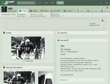 Tablet Screenshot of hbp.deviantart.com
