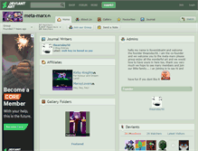 Tablet Screenshot of meta-marx.deviantart.com