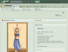 Tablet Screenshot of bellsandy.deviantart.com
