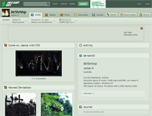 Tablet Screenshot of mrshrimp.deviantart.com