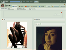 Tablet Screenshot of dyannag.deviantart.com