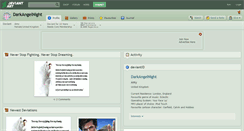 Desktop Screenshot of darkangelnight.deviantart.com