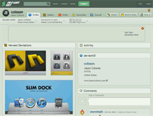 Tablet Screenshot of coloson.deviantart.com