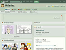 Tablet Screenshot of kkm-fanclub.deviantart.com