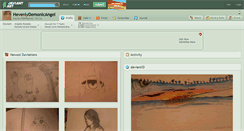 Desktop Screenshot of hevenlydemonicangel.deviantart.com