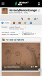Mobile Screenshot of hevenlydemonicangel.deviantart.com