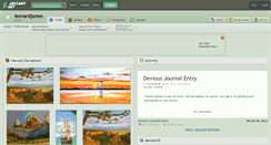 Desktop Screenshot of leonardjames.deviantart.com
