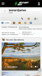 Mobile Screenshot of leonardjames.deviantart.com