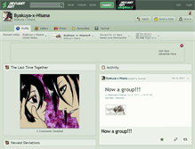 Tablet Screenshot of byakuya-x-hisana.deviantart.com