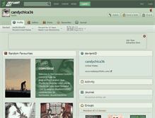 Tablet Screenshot of candychica36.deviantart.com