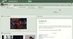 Desktop Screenshot of damzo.deviantart.com