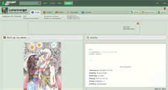 Desktop Screenshot of lunaravenger.deviantart.com