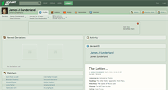 Desktop Screenshot of james-j-sunderland.deviantart.com