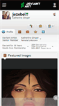 Mobile Screenshot of jezebel.deviantart.com