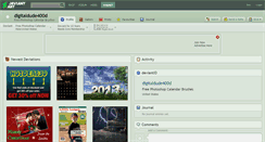 Desktop Screenshot of digitaldude400d.deviantart.com