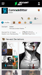 Mobile Screenshot of comradebitter.deviantart.com