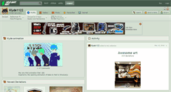 Desktop Screenshot of klyde1122.deviantart.com