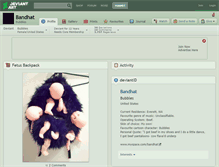 Tablet Screenshot of bandhat.deviantart.com