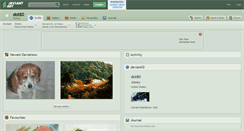 Desktop Screenshot of dot80.deviantart.com