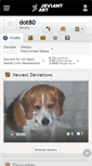 Mobile Screenshot of dot80.deviantart.com