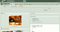 Desktop Screenshot of flogging-molly.deviantart.com