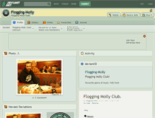 Tablet Screenshot of flogging-molly.deviantart.com