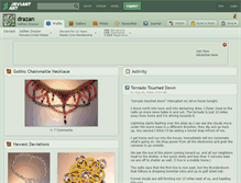 Tablet Screenshot of drazan.deviantart.com