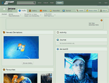 Tablet Screenshot of jerone.deviantart.com