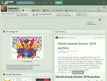 Tablet Screenshot of madman1.deviantart.com