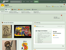 Tablet Screenshot of karrit.deviantart.com