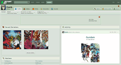 Desktop Screenshot of icards.deviantart.com