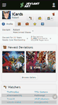 Mobile Screenshot of icards.deviantart.com