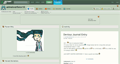 Desktop Screenshot of animeloverforevr10.deviantart.com