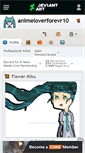 Mobile Screenshot of animeloverforevr10.deviantart.com